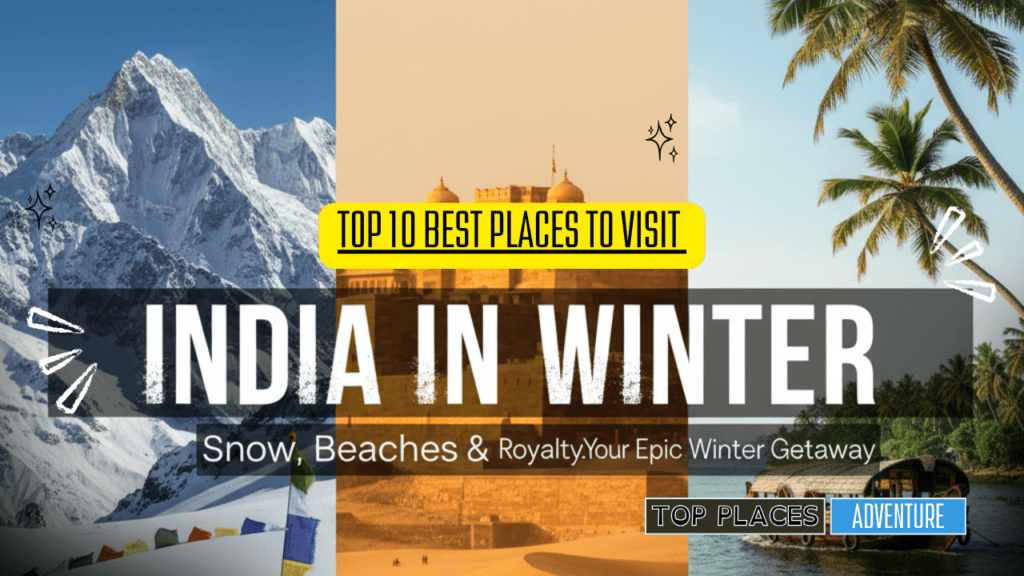 ❄️ 10 BEST PLACES TO VISIT IN INDIA IN WINTER 2026: SNOW, BEACHES & ROYALTY! 🏰