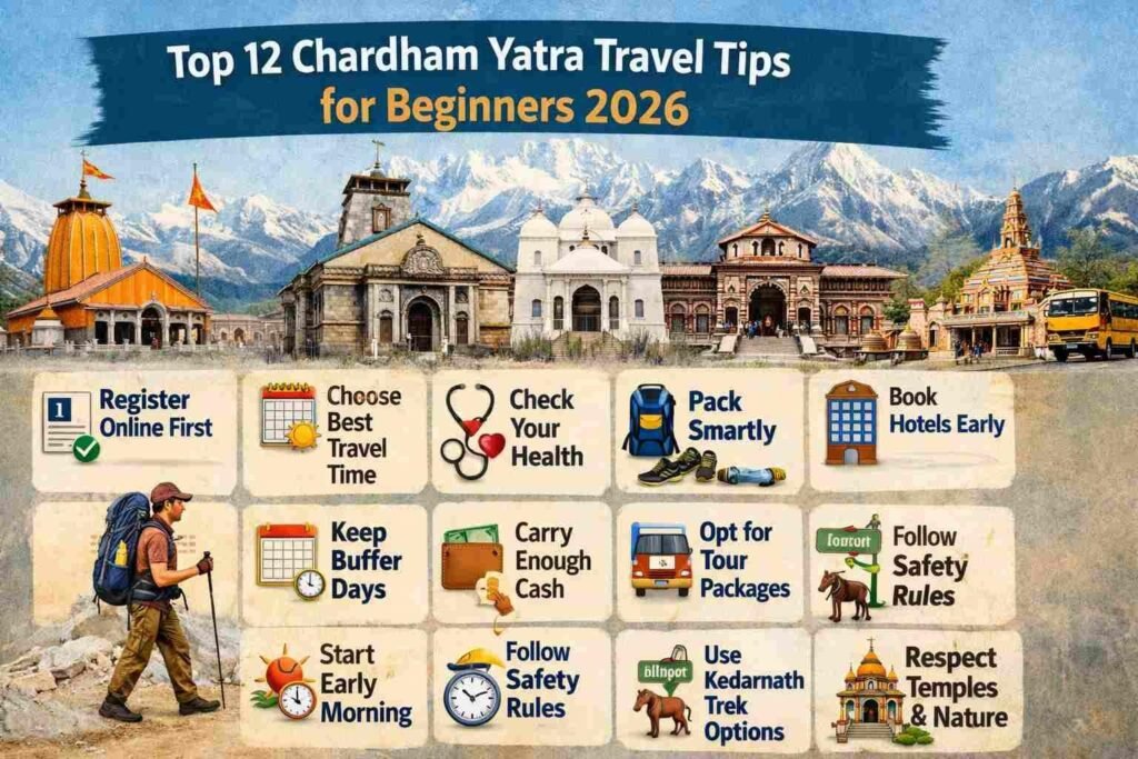 Top 12 Chardham Yatra Travel Tips for Beginners 2026 Guide